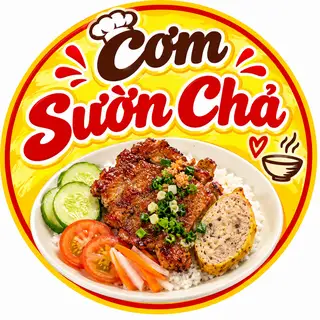 Hình ảnh cơm sườn chả