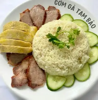 Cơm gà ta + xá xíu - 55.000 ₫ tại Cơm Gà Tam Bảo - Hải Thượng Lãn Ông