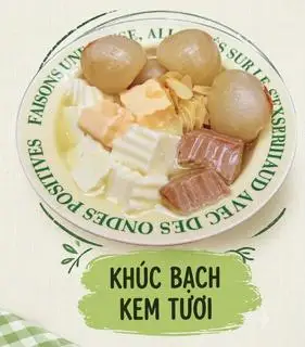 Hình ảnh Khúc bạch kem tươi