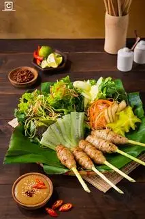 Hình ảnh bánh tráng cuốn nem Ốc size L ( 6C )