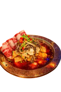Lẩu ngàn lớp cay 001 ( nhỏ) - 香辣千层锅 (小) - 390.000 ₫ tại THE ZING Lẩu & Nướng Trung Hoa - Đề Thám