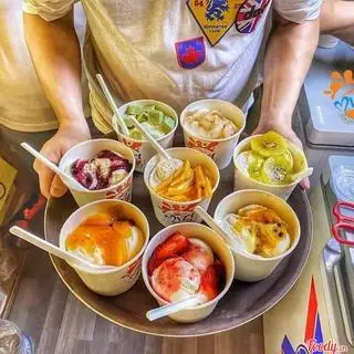 Hình ảnh Combo Gõ phím bình thiên hạ :3 sữa chua mít tặng 2 trân châu trắng