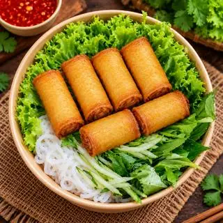 Hình ảnh Bún chả giò nhân tôm thịt 