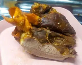 Tim heo khìa nước dừa ( 100gr) - 40.000 ₫ tại Phá Lấu, Xíu Mại Chén - Cao Thắng 