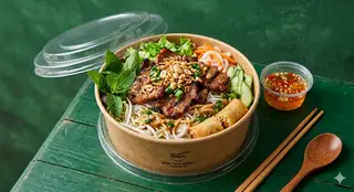 Bún Thịt Nướng Chả Giò - 57.000 ₫ tại Bún Sala - Bún Thịt Nướng & Gỏi Cuốn - Lê Văn Phan
