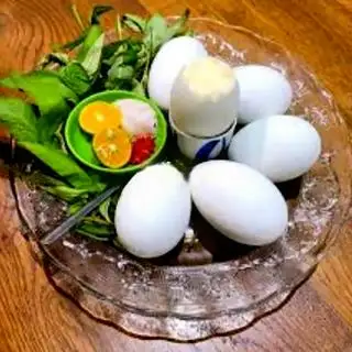 Hột vịt dữa - 13.900 ₫ tại Hiền Bông - Hột Vịt Lộn & Cá Viên Chiên - Phan Văn Trị