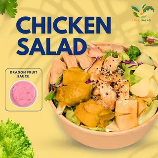 Chicken salad (salad gà xốt Thanh Long) - 80.000 ₫ tại Lolo - Salad - Đường 3 Tháng 2