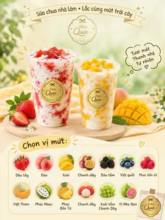Hình ảnh Sữa chua mix dâu tây 