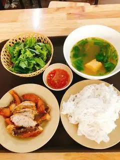 Hình ảnh Bún cá chấm +chả cá