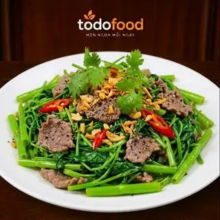 Hình ảnh Bò Xào Rau Muống