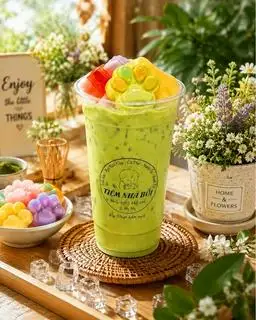 Hình ảnh Trà sữa Thái xanh 