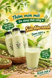 Hình ảnh sữa đậu xanh