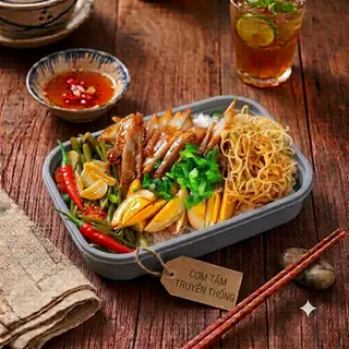 Cơm tấm Long Xuyên truyền thống - 49.000 ₫ tại Chị Bóng - Cơm Tấm Long Xuyên - Đường Số 7 