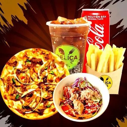 ⭐ COMBO 6: Combo Pizza + Món Ăn Kèm + Nước - 132.000 ₫ tại Delica - Mỳ Ý Và Pizza - Phan Văn Trị