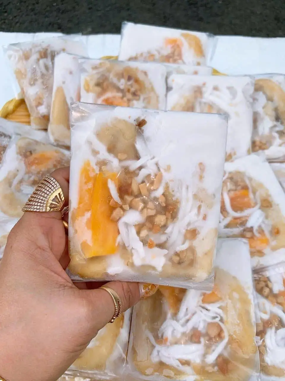 Kem chuối mít set 5 miếng  - 65.000 ₫ tại Xôi Chiên Thi Thi - Phùng Văn Cung