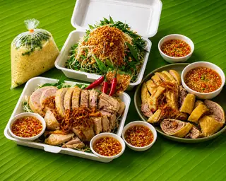 Hình ảnh Nửa con vịt - 1 hộp gỏi rau lớn - 1 phần cháo lớn