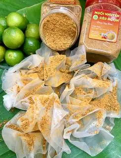 BÁNH SƯƠNG LÁ MUỐI TẮC  - 15.000 ₫ tại Tuyền Minh - Bánh Tráng Phơi Sương & Ăn Vặt Sạch - Dương Bá Trạc