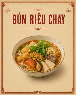 BÚN RIÊU NAM BỘ CHAY - 48.000 ₫ tại Chay 757 - Hủ Tiếu Chay & Bún Riêu Chay - Vườn Chuối