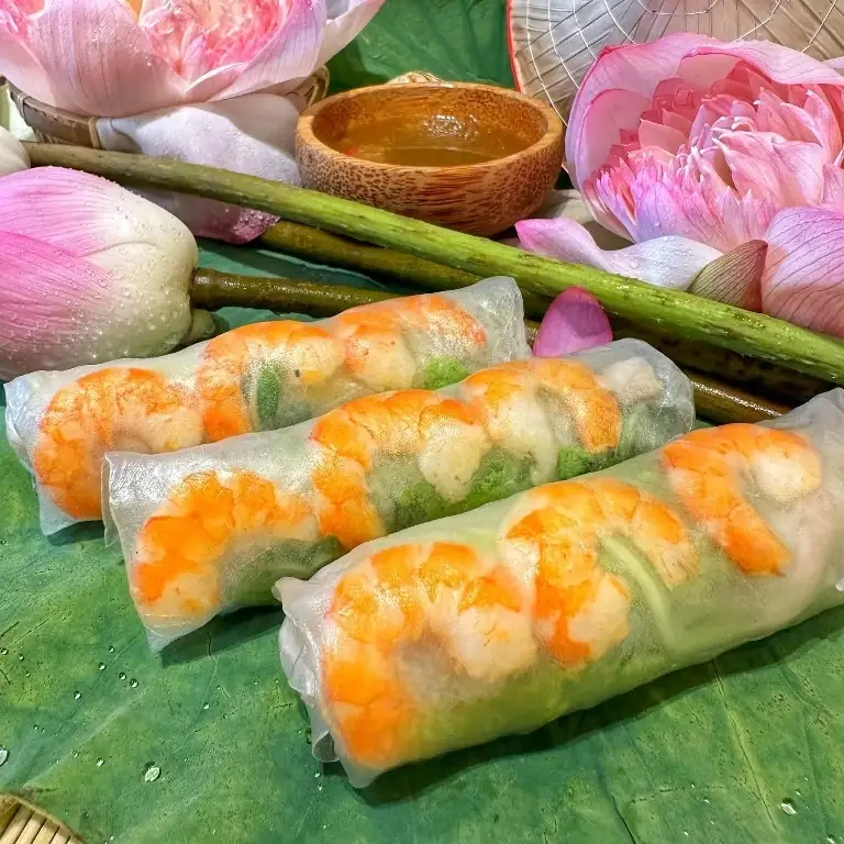 3 GỎI CUỐN TÔM- EAT CLEAN  - 59.900 ₫ tại Bánh Xèo Quảng Ngãi Cô Nờm - Đường Số 5A
