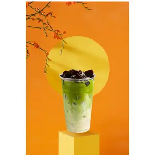 Matcha Sương Sáo Sữa Ly 900ML khổng lồ - 40.000 ₫ tại Tiệm Trà Basic Tea & More - Cộng Hòa