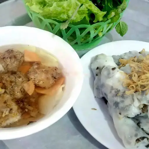 Hình ảnh Bánh Cuốn Thịt Nướng