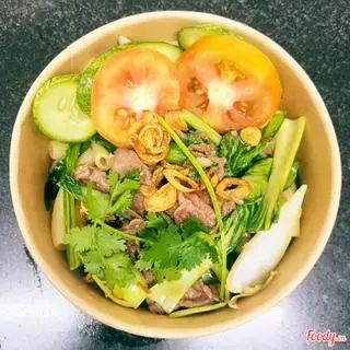 Hình ảnh Nui xào bò - nước tự chọn