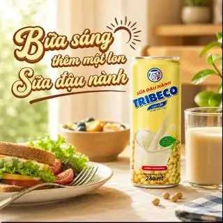 Sữa đậu nành Tribeco (Lon) - 18.000 ₫ tại Ăn Vặt Rio - Lê Thị Riêng