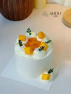 Hình ảnh bánh sinh nhật vị xoài + trái cây size 13