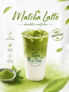 Hình ảnh Matcha Latte double Matcha Size L