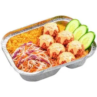 Hình ảnh Cơm gà sốt phô mai kem