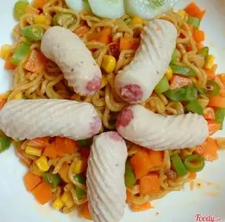 Hình ảnh Mì trộn mực xoắn ( đã bao gồm tiền hộp)