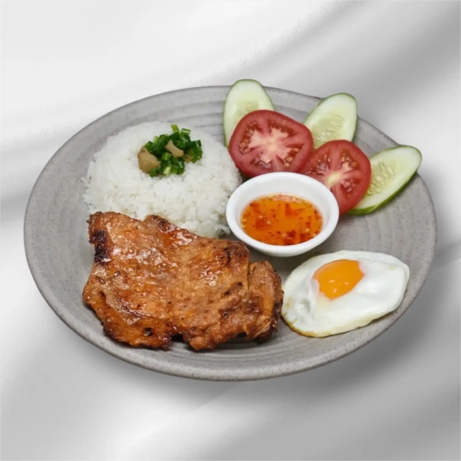 Cơm Sườn + Trứng Ốp La - 52.000 ₫ tại Cơm Tấm Phụng - Phan Văn Hân