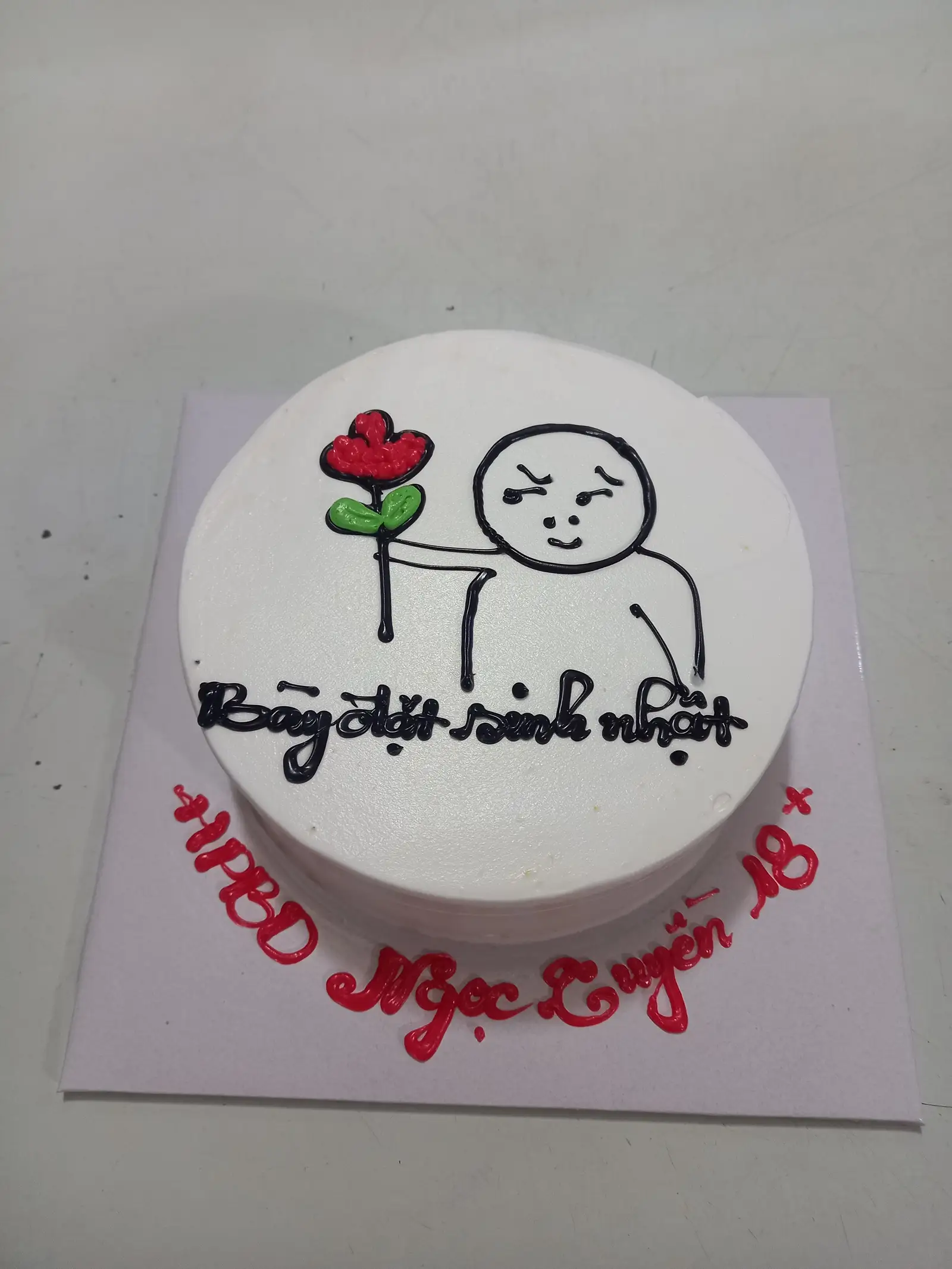 Hình ảnh Bánh kem bày đặt sinh nhật 15cm