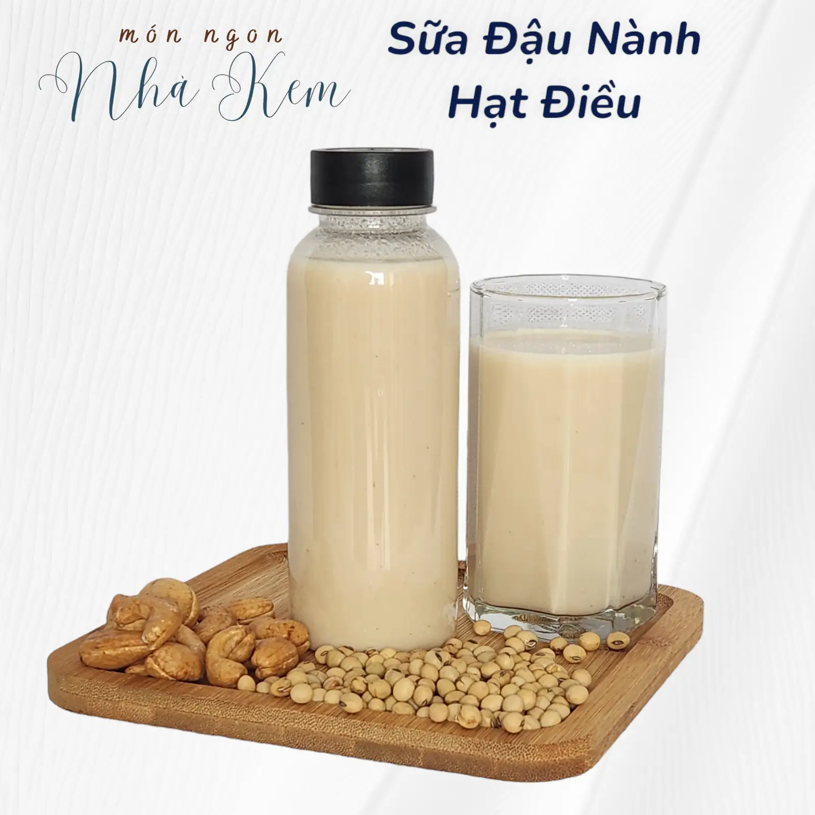 Sữa Đậu Nành - Hạt Điều - 26.000 ₫ tại Sữa Hạt - Món Ngon Nhà Kem - Lê Văn Lương
