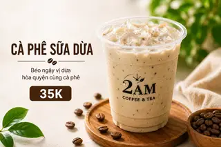 Hình ảnh cà phê sữa dừa