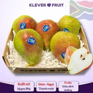 Hình ảnh Lê Nam Phi Forelle - Khay 5 quả ~ 1.3kg - South Africa Pear - Klever Fruit