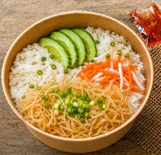 Cơm Tấm Bì + Canh - 25.000 ₫ tại 1298 - Cơm Tấm & Bún Thịt Nướng - Huỳnh Văn Chính