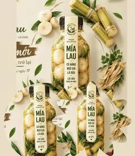 Hình ảnh BÙNG NỔ VỊ MÍA LAU - ngò già củ năng- 3 chai