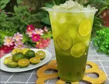 Hình ảnh trà tắc thái xanh