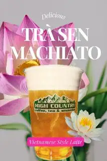 Hình ảnh Trà Sen Machiato