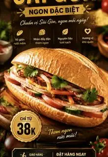 Hình ảnh Combo bánh mì sài gòn + trà chanh(quất)