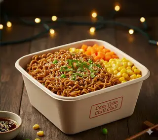 Hình ảnh Mì trộn rau củ quả