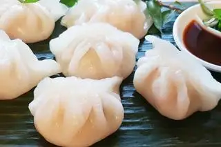 Há Cảo Chay Hấp - 49.000 ₫ tại Tiệm Chay Ngon - Bún Nước Tương, Nui & Mì Xào Chay - Nguyễn Tư Giản