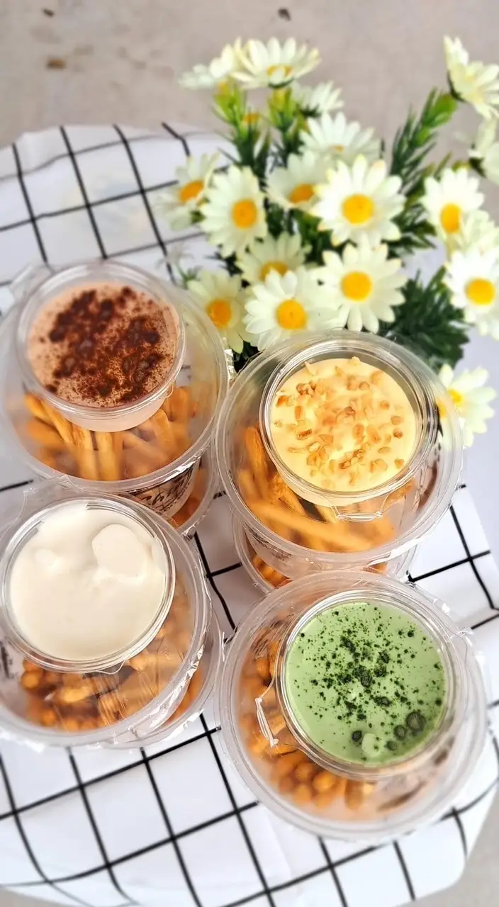Hình ảnh Bánh qui chấm sốt ( suất 3 kem + 1 bánh)
