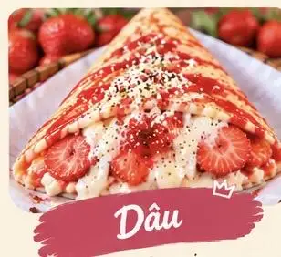 Hình ảnh Crepes Dâu 