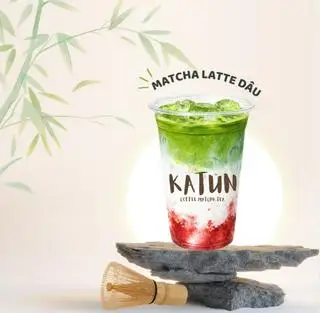 Hình ảnh Matcha latte dâu
