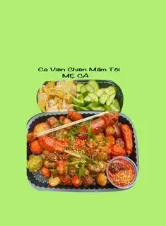 Hình ảnh Combo Cá Viên VỪA Chiên Mắm Tỏi Ớt