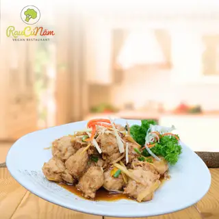 Viên Chay Kho Gừng - 58.000 ₫ tại Chay Rau Củ Nấm Vegan - Chợ Bà Chiểu