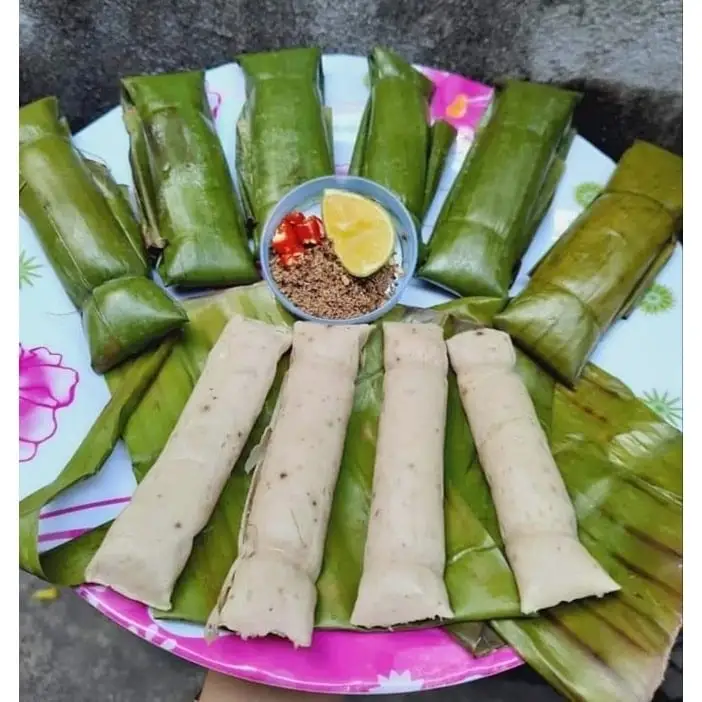 CHẢ CÂY NHÀ LÀM( KHÔNG HÀN THE) - 10.000 ₫ tại Mì Quảng Sen - Nguyễn Sỹ Sách