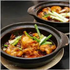 Hình ảnh ếch Singapore (2ếch)+cơm chiẻn trứng
